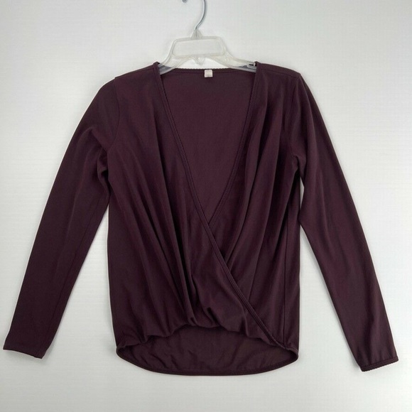 lululemon athletica Tops - Elegant Long Sleeve Wrap Top - Purple